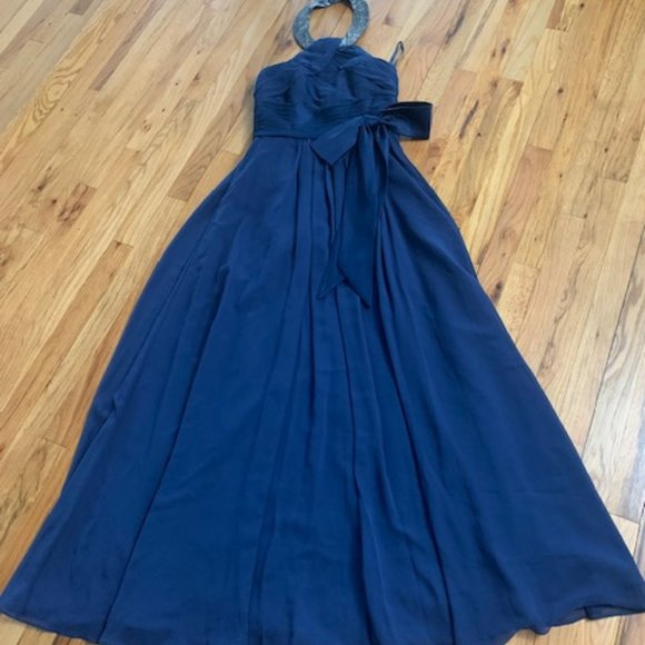 pronovias barcelona purple evening gown size 10